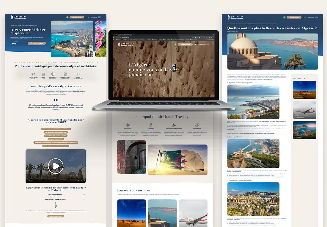 Patchwork des maquettes de pages Patchwork des maquettes de pages